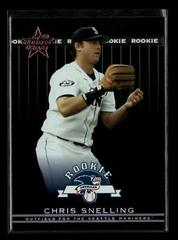 Chris Snelling #361 Baseball Cards 2002 Leaf Rookies & Stars Prices