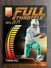 Tyreek Hill [Orange] #FT-TH Football Cards 2023 Panini Donruss Elite Full Throttle Prices