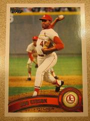Bob Gibson Baseball Cards 2011 Topps Prices
