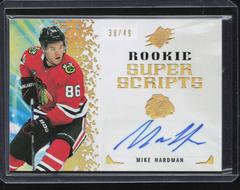 Mike Hardman [Gold] Hockey Cards 2021 SPx Rookie Signatures Prices