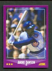 Andre Dawson #4 Baseball Cards 1988 Score Glossy Prices