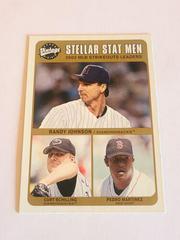 Curt Schilling, Pedro Martinez, Randy Johnson Baseball Cards 2003 Upper Deck Vintage Prices