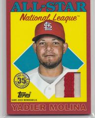 Yadier Molina [Gold] #88ASR-YM Baseball Cards 2023 Topps 1988 All Star Relics Prices