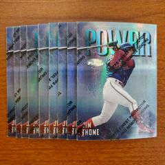 Jim Thome [Refractor] Baseball Cards 1997 Finest Prices