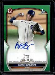 Austin Bergner [Green] #PPA-AB Baseball Cards 2023 Bowman Paper Prospect Autographs Prices