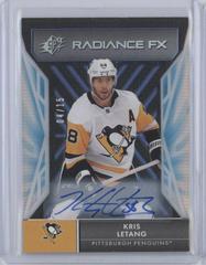 Kris Letang [Autograph] Hockey Cards 2021 SPx Radiance FX Prices