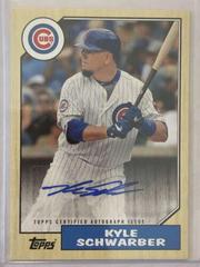 Kyle Schwarber #1987A-KS Baseball Cards 2017 Topps 1987 Autographs Prices