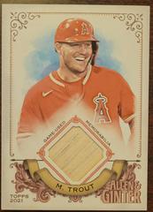 Mike Trout #AGA-MT Baseball Cards 2021 Topps Allen & Ginter Full Size Relics Prices