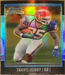 Travis Henry [Gold Refractor] #141 Football Cards 2001 Bowman Chrome Prices