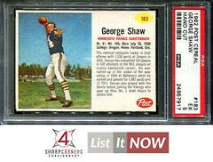 George Shaw [Hand Cut] Football Cards 1962 Post Cereal Prices
