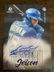 Jeison Guzman [Purple] #LA-JG Baseball Cards 2021 Panini Chronicles Luminance Autographs Prices