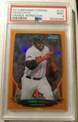 David Ortiz [Orange Refractor] #170 Baseball Cards 2013 Bowman Chrome Prices