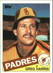 Greg Harris #242 Baseball Cards 1985 Topps Prices