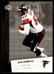Alge Crumpler #5 Football Cards 2006 Upper Deck Rookie Debut Prices