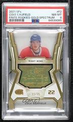 Cole Caufield [Gold Spectrum] #F-2 Hockey Cards 2021 SPx Finite Rookies Prices