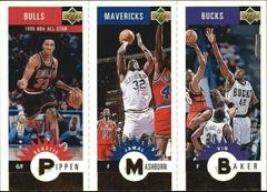 Scottie Pippen, Jamal Mashburn, Vin Baker #M103 / M108 / M137 Basketball Cards 1996 Collector's Choice Mini II Prices