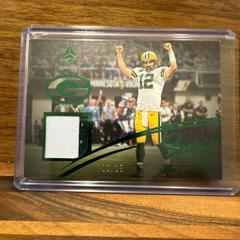Aaron Rodgers [Prime Green] #SS-3 Football Cards 2023 Panini Luminance Spirit Swatches Prices