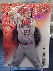 Mike Trout [Red] #1 Baseball Cards 2022 Topps Pristine Prices