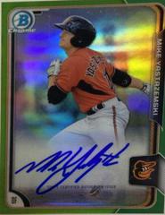 Mike Yastrzemski [Green Refractor] #MY Baseball Cards 2015 Bowman Chrome Autograph Prospect Prices