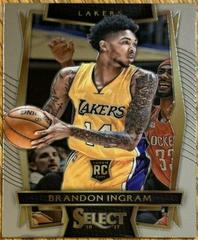 Brandon Ingram #91 Basketball Cards 2016 Panini Select Prices
