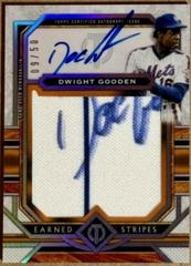 Dwight Gooden Baseball Cards 2023 Topps Tribute Earned Stripes Autograph Relics Prices