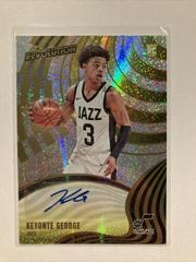 Keyonte George #21 Basketball Cards 2023 Panini Revolution Rookie Autograph Prices