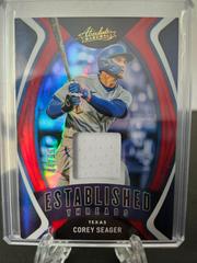 Corey Seager [Spectrum Red] #ET-CS Baseball Cards 2022 Panini Absolute Established Threads Prices