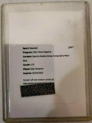Daz Cameron [Jersey Autograph Neon Blue] #173 Baseball Cards 2021 Panini Spectra Prices