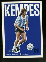 Mario Kempes [Blue] Soccer Cards 2017 Panini Nobility Prices