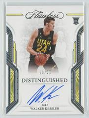 Walker Kessler #31 Basketball Cards 2022 Panini Flawless Distinguished Auto Prices