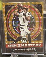 Ja'Marr Chase [Gold] Football Cards 2022 Panini Mosaic Men of Mastery Prices