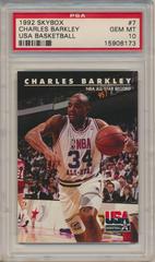 Charles Barkley #7 Basketball Cards 1992 Skybox USA Prices