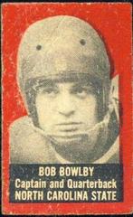 Bob Bowlby Football Cards 1950 Topps Felt Backs Prices