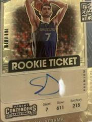 Santi Aldama [Autograph Gold] #130 Basketball Cards 2021 Panini Contenders Prices