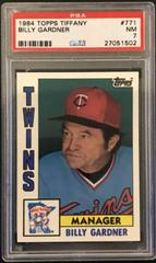 Billy Gardner #771 Baseball Cards 1984 Topps Tiffany Prices
