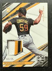 Roansy Contreras [Gold] #LS-RC Baseball Cards 2022 Panini Chronicles Limited Swatches Prices