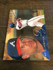 David Justice Baseball Cards 1995 Flair Prices