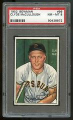 Clyde McCullough #99 Baseball Cards 1952 Bowman Prices