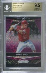 Mike Trout [Purple Mojo] #5 Baseball Cards 2018 Panini Chronicles Prizm Prices