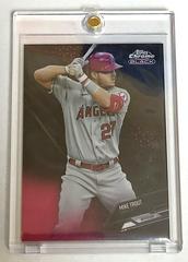 Mike Trout [Magenta Refractor] #70 Baseball Cards 2021 Topps Chrome Black Prices