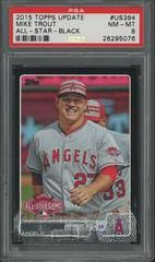 Mike Trout [All Star Black] #US364 Baseball Cards 2015 Topps Update Prices