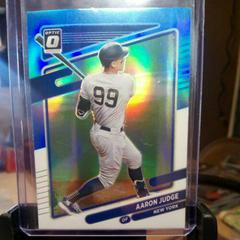 Aaron Judge [Carolina Blue and White] Baseball Cards 2021 Panini Donruss Optic Prices
