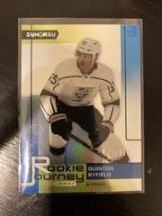 Quinton Byfield #RJ-2 Hockey Cards 2021 Upper Deck Synergy Rookie Journey Away Prices