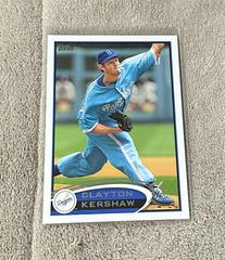 Clayton Kershaw [Wearing Brooklyn Dodgers Jersey] #600 Baseball Cards 2012 Topps Prices