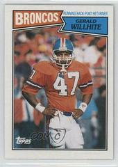 Gerald Willhite Football Cards 1987 Topps Prices