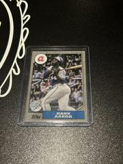 Hank Aaron [Black] #87TB-9 Baseball Cards 2022 Topps 1987 Series 2 Prices