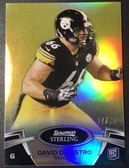 David DeCastro [Gold Refractor] Football Cards 2012 Bowman Sterling Prices