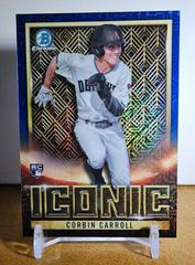 Corbin Carroll [Atomic] Baseball Cards 2023 Bowman Chrome Iconic Prices