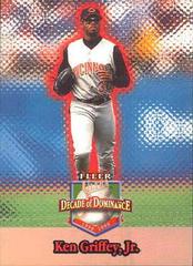 Ken Griffey Jr #4DD Baseball Cards 2001 Ultra Decade of Dominance Prices