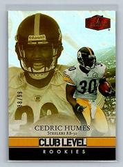 Cedric Humes [Gold] #176 Football Cards 2006 Flair Showcase Prices